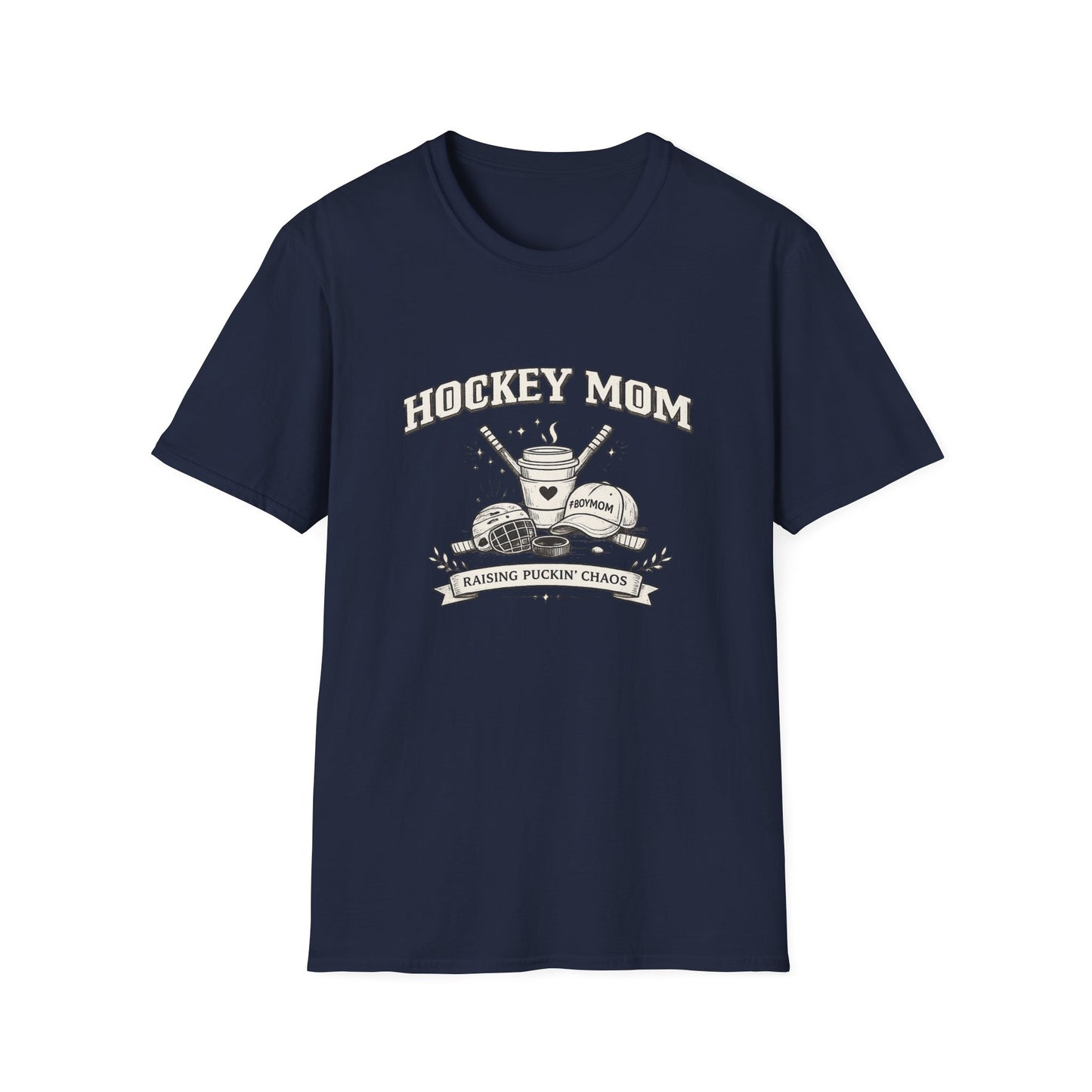 Hockey Mom T‑Shirt — Vintage Ice Hockey Mom Tee