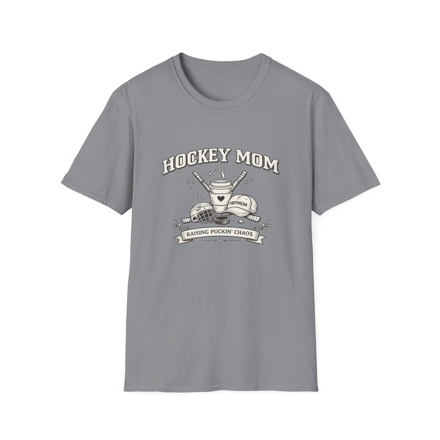 Hockey Mom T‑Shirt — Vintage Ice Hockey Mom Tee
