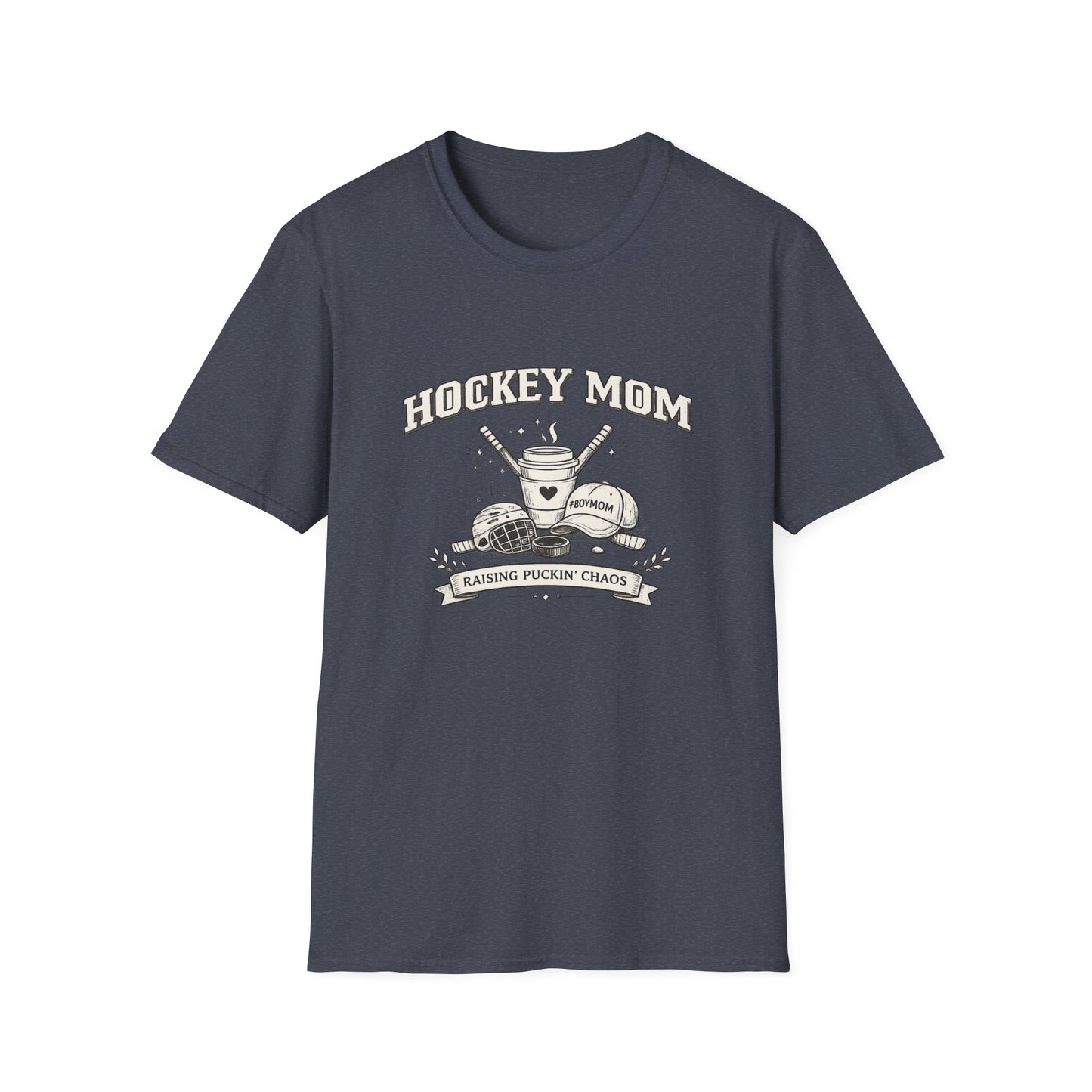 Hockey Mom T‑Shirt — Vintage Ice Hockey Mom Tee