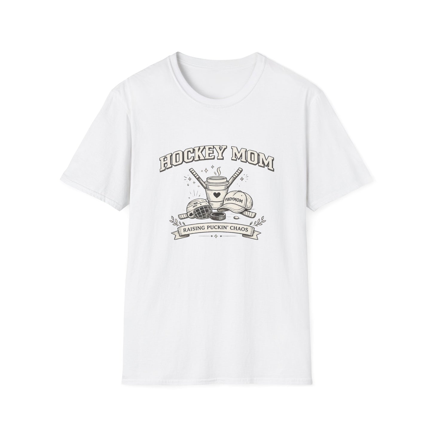 Hockey Mom T‑Shirt — Vintage Ice Hockey Mom Tee