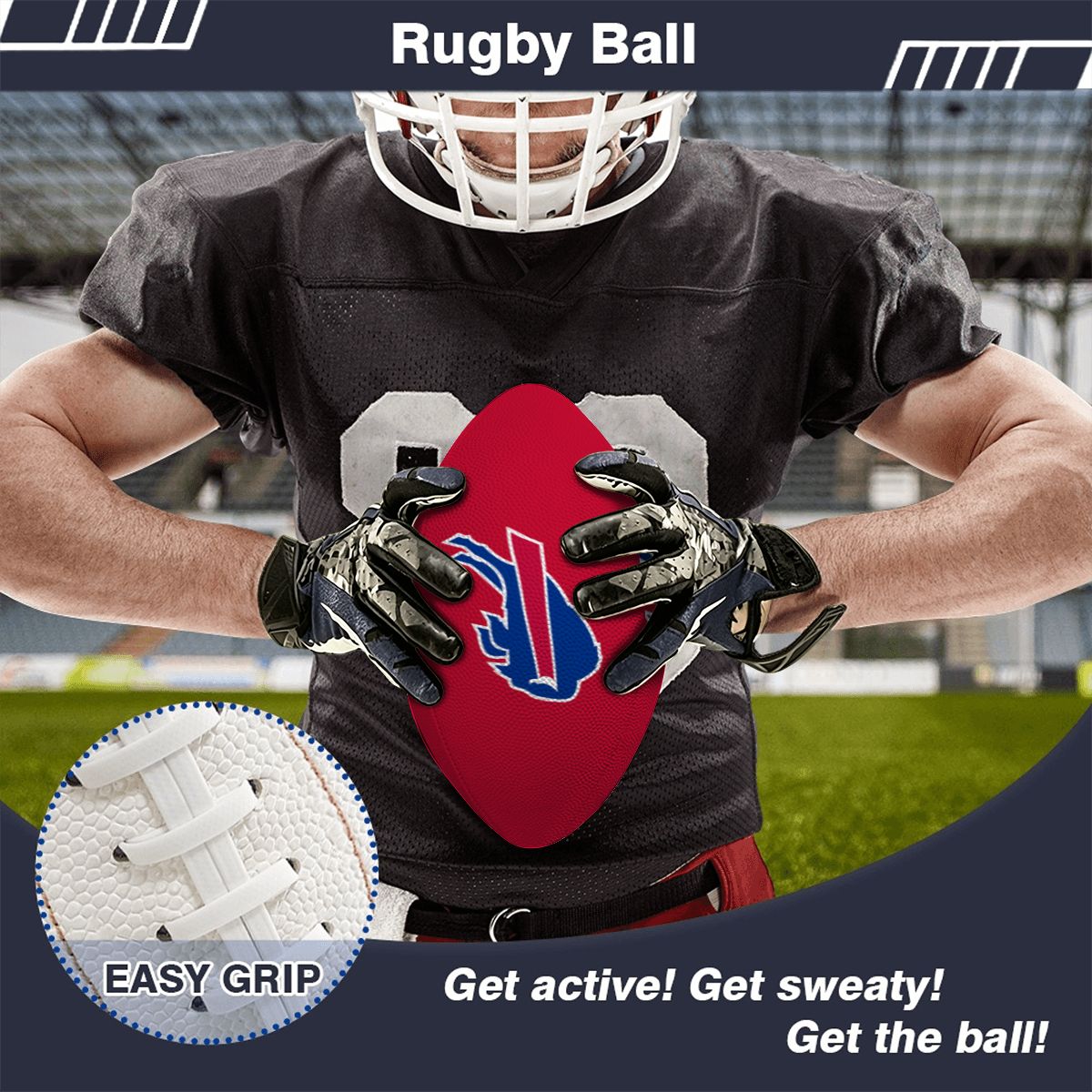 Custom Personalized Football - Add Any Name, Logo or Design