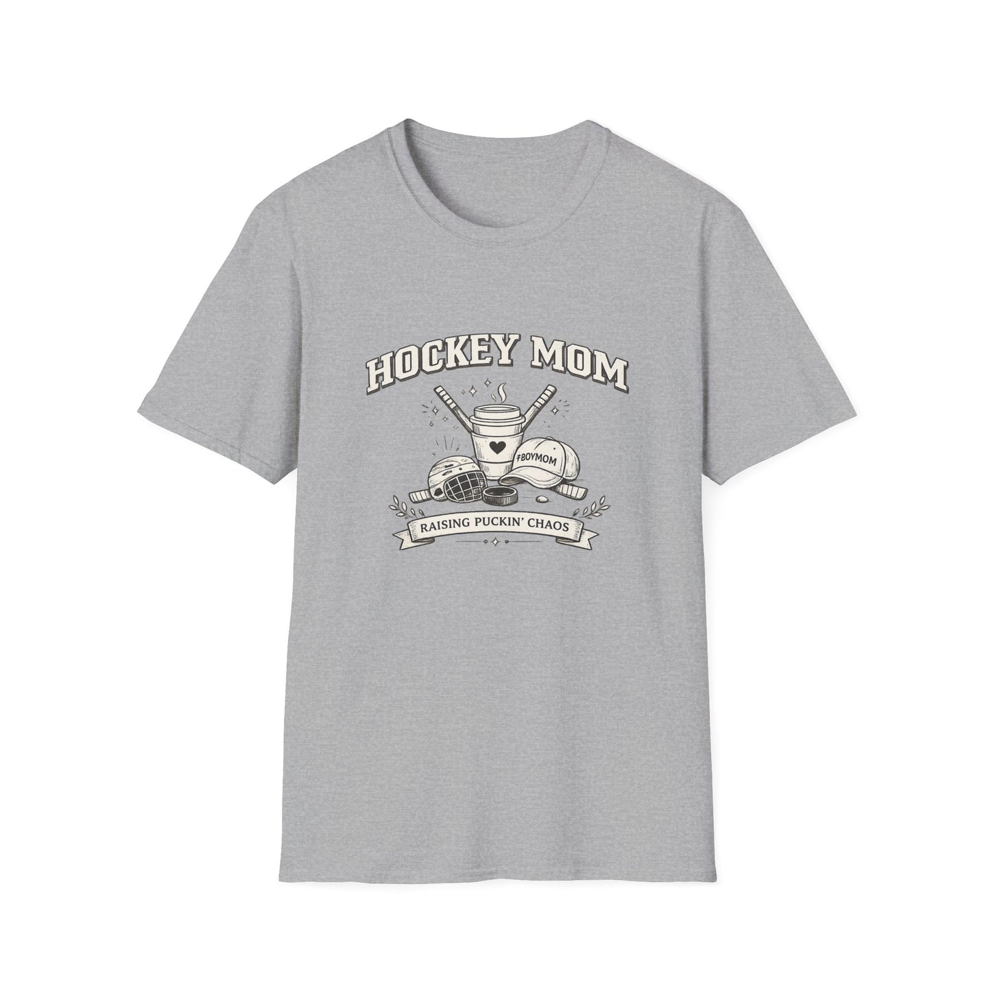Hockey Mom T‑Shirt — Vintage Ice Hockey Mom Tee