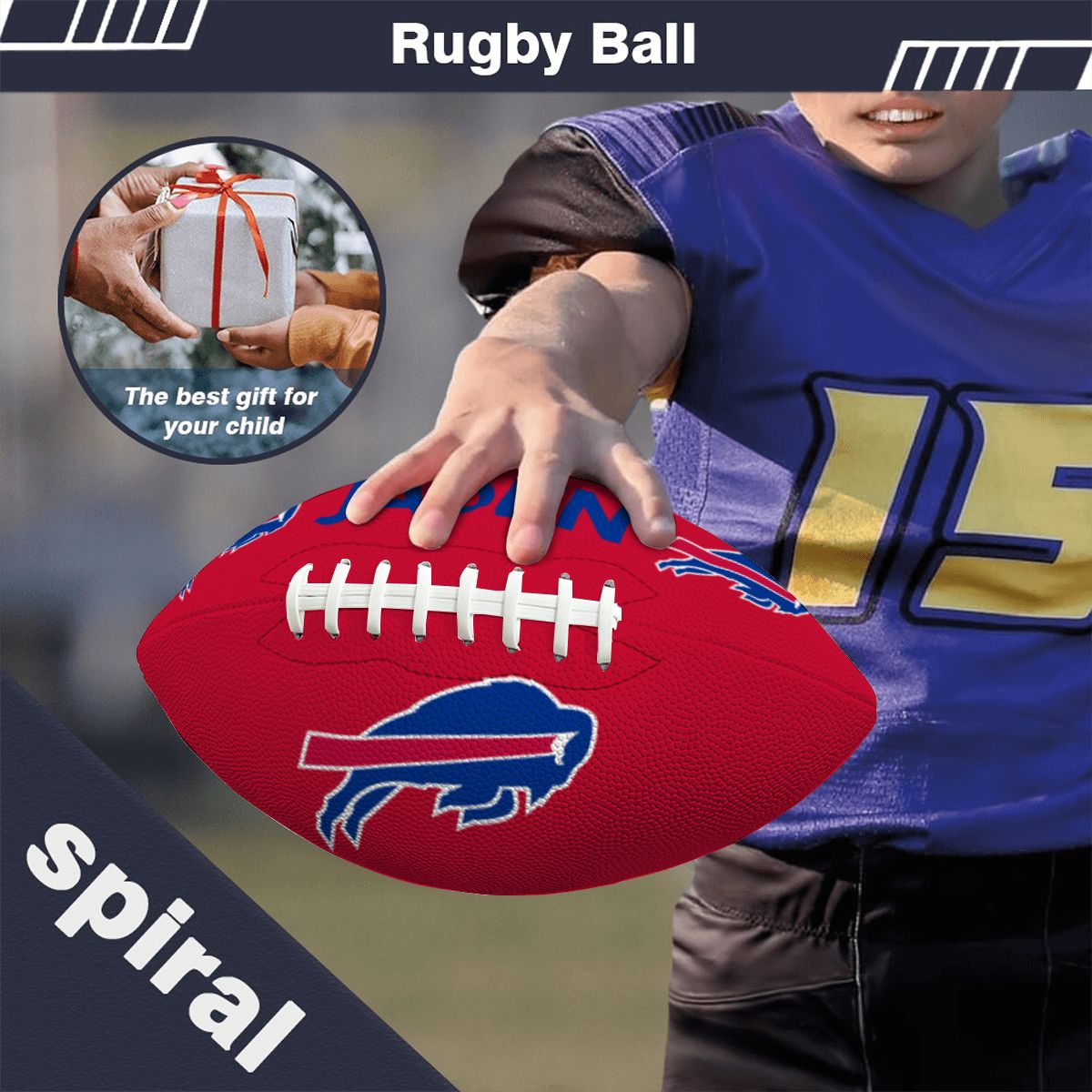 Custom Personalized Football - Add Any Name, Logo or Design