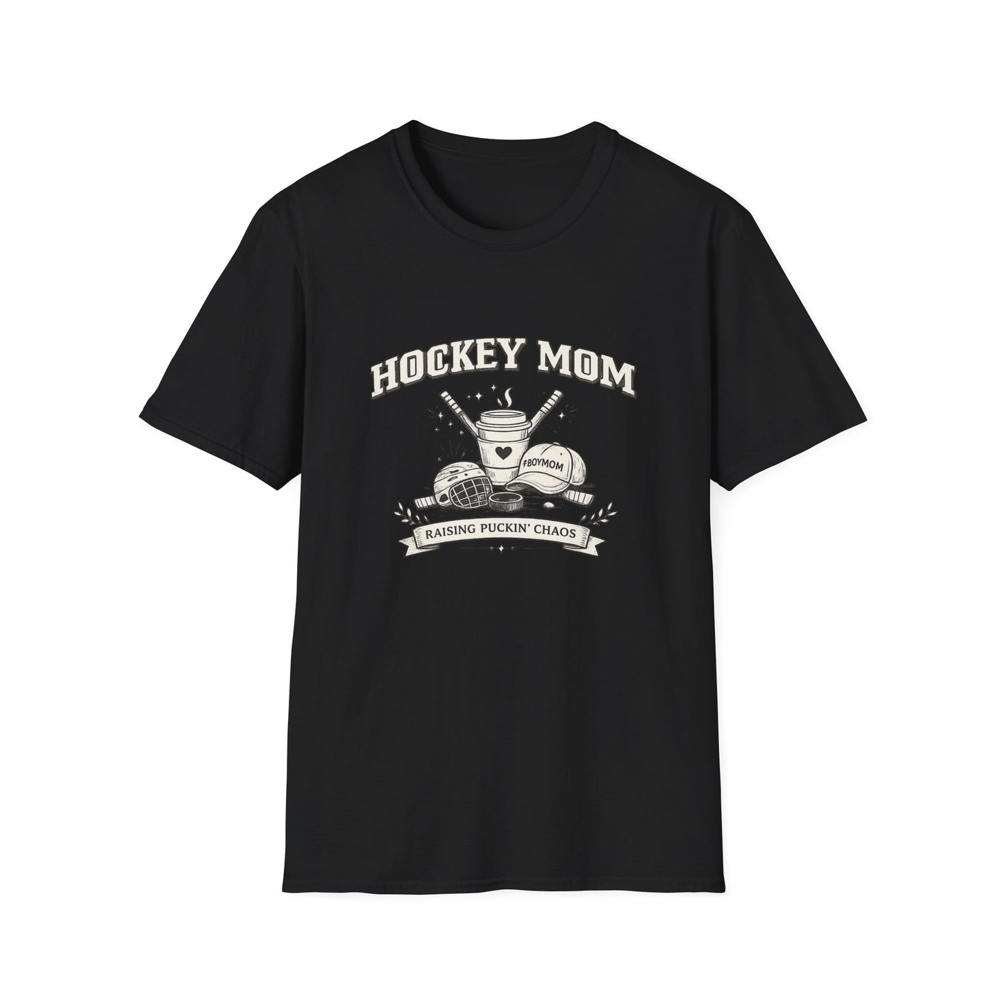 Hockey Mom T‑Shirt — Vintage Ice Hockey Mom Tee